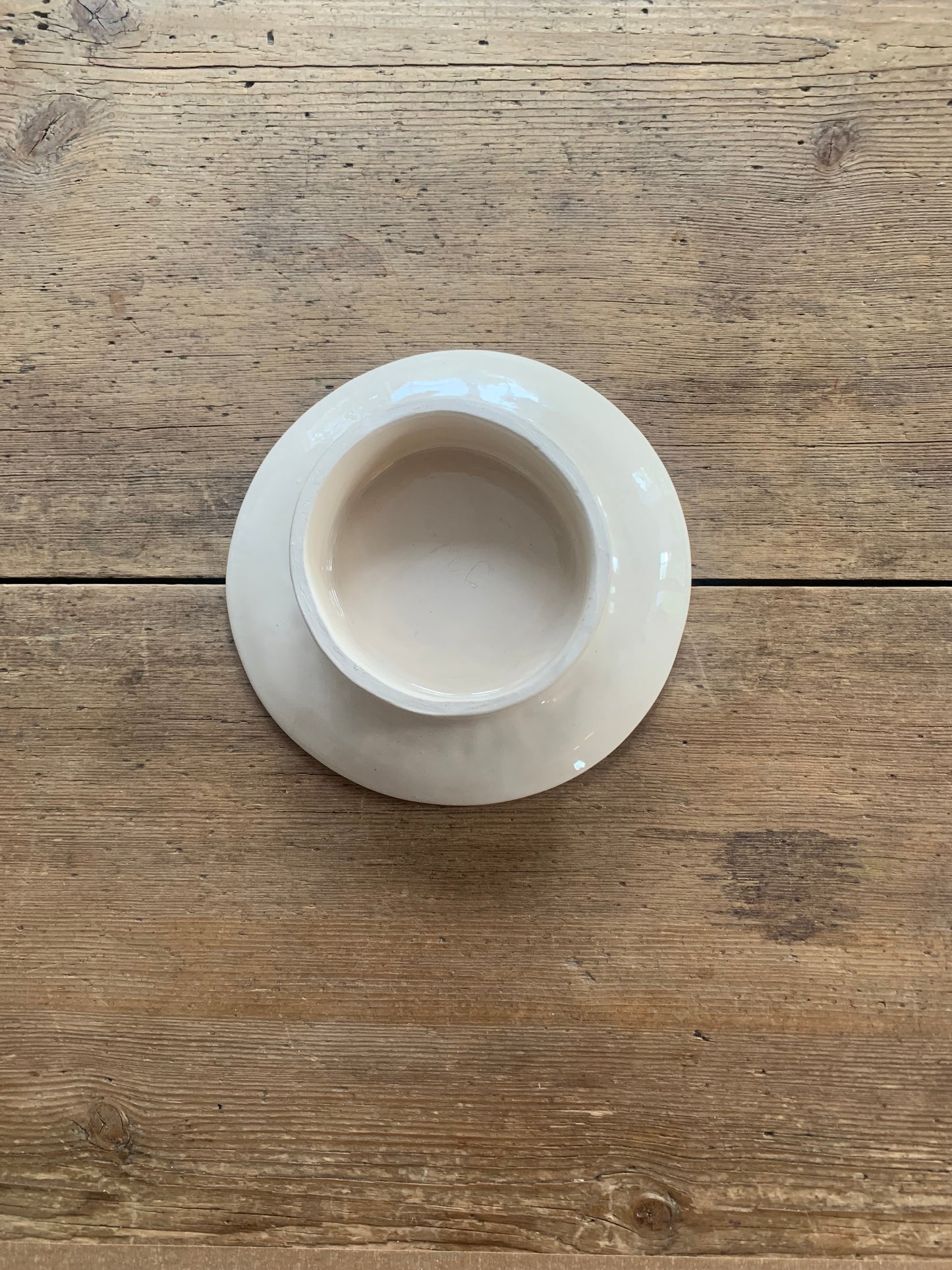 Mini Cherry Plate on a high foot.