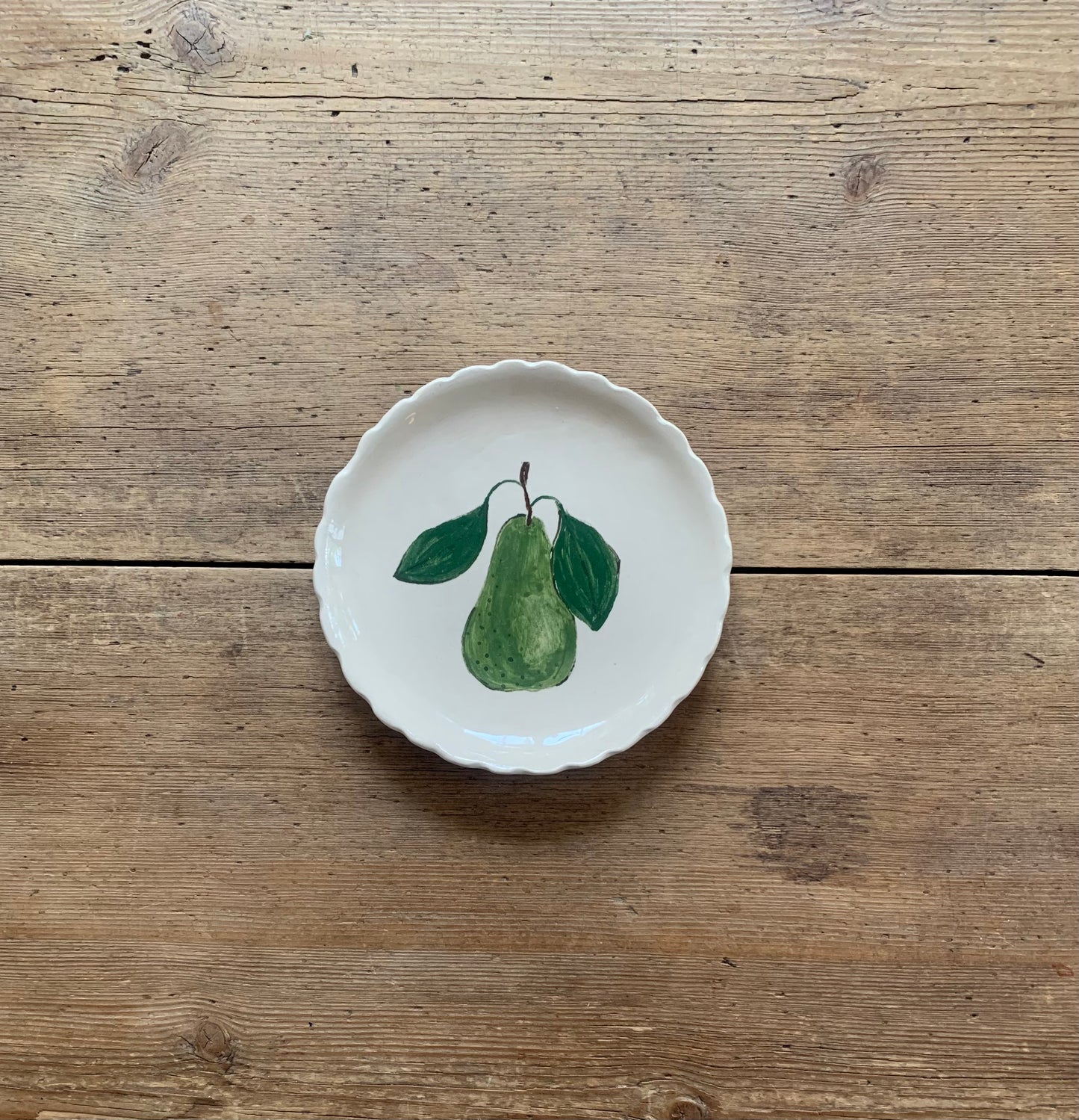 Small Pear Plate
