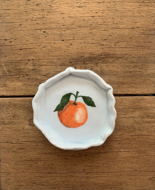 Tiny Pastel Blue Satsuma Plate